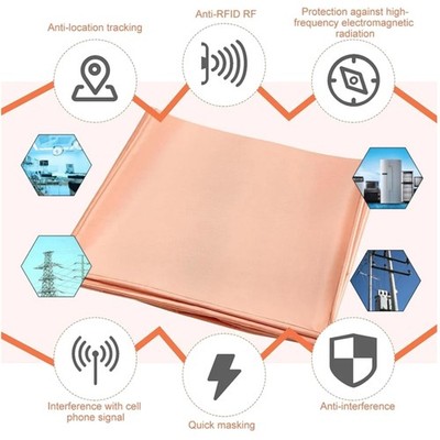 EMF Protection Fabric Golden 197''x43''