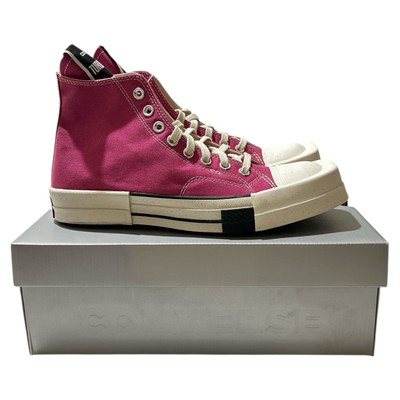 NWB Converse x Rick Owens DRKSHDW Mens Size 9.5 Cactus Flower Pink
