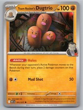 POKEMON TEAM ROCKET'S DUGTRIO ASCENDED HEROES 101/217 NM A52523 FREE S&H