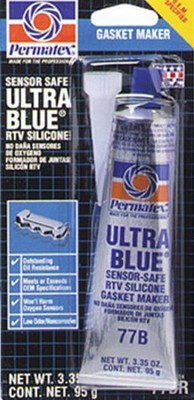 Permatex 81724 Ultra-Blue RTV Silicone Gasket Maker - 3.35oz. Tube