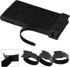 Cord Wrap and Hook Loop Cords Management - Black, Cable Organizer, Adjustable