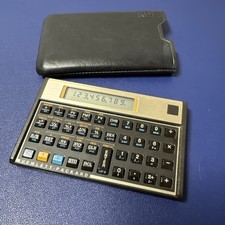 HP-12C - Financial Calculator - Hewlet Packard with case - New Batteries