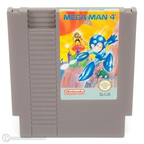 Nintendo NES - Mega Man 4 PAL-B mit OVP OVP besch&auml;digt