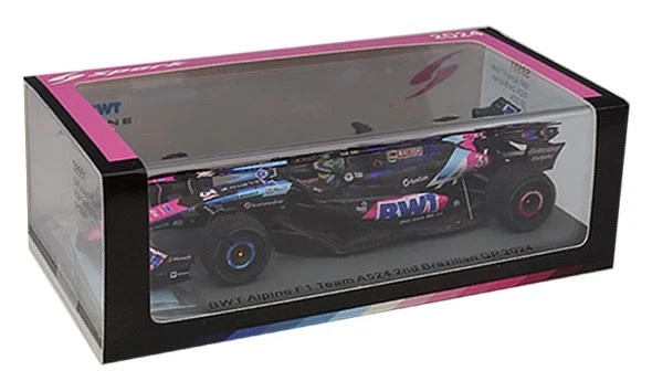 Spark S9551 Alpine Renault A524 2nd Brazilian GP 2024 - Esteban Ocon 1/43 Scale - Image 4 of 4