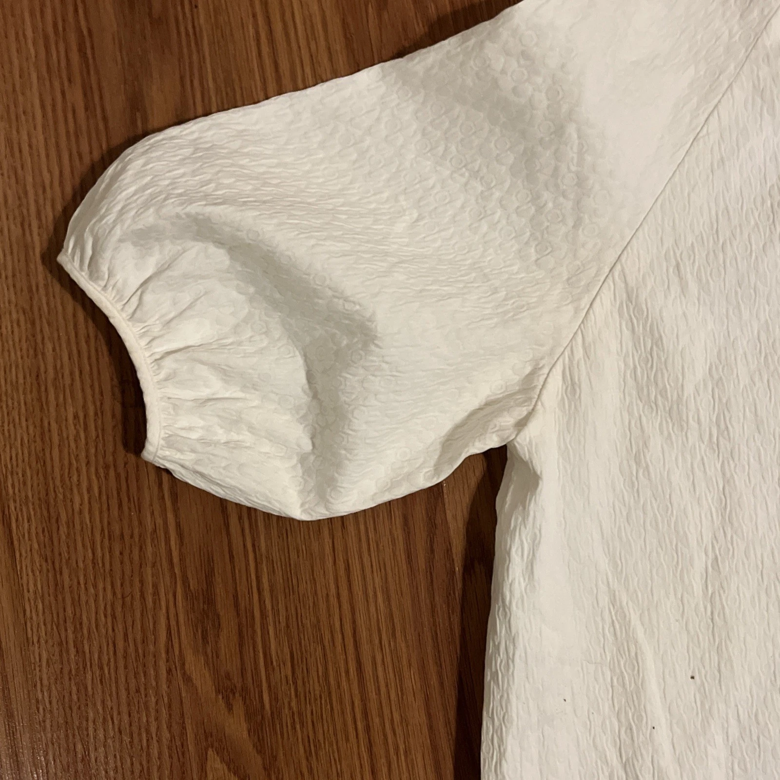 MOSCHINO Abito Estivo Vaniglia Bianco Leggero Traspirante Svasato TG M