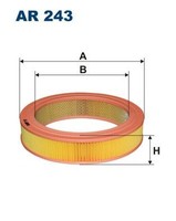 Filtron Luftfilter AR 243 FüR Mazda Honda Asia Motors
