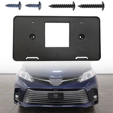 For Toyota Sienna 2018-2020 L LE Front License Plate Frame Holder Mount Bracket