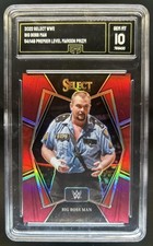 2022 Panini Select WWE Big Boss Man Maroon Prizm Premier Level #/149 GMA 10