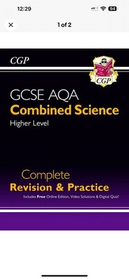 9-1 GCSE Combined Science: AQA Higher Complete Revision & Practice (with Onl