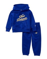 New Balance 2Pc Fleece Hoodie Jogger Set