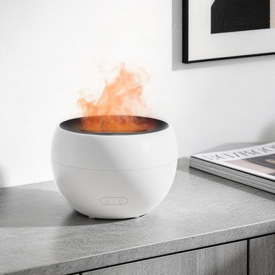Aroma Diffuser Flammeneffekt, Aromatherapie Diffusor für ätherische Öle, Raum...