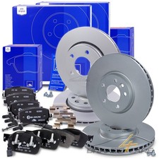 ATE BREMSSCHEIBEN +BELÄGE VORNE+HINTEN FÜR VW MULTIVAN TRANSPORTER BUS T5 T6