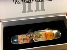 Riders of the Silver Screen Series ROY ROGERS Moose 4 1/4" Pocketknife RR1839