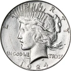 1924-S Peace Dollar - Scratches