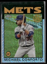 Michael Conforto 2021 Topps 1986 Chrome Silver Pack 86TC-97 NM