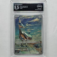 Arena Club 9.5 Pokemon TCG 2024 Surging Sparks #209/191 Skarmory Full Art Holo