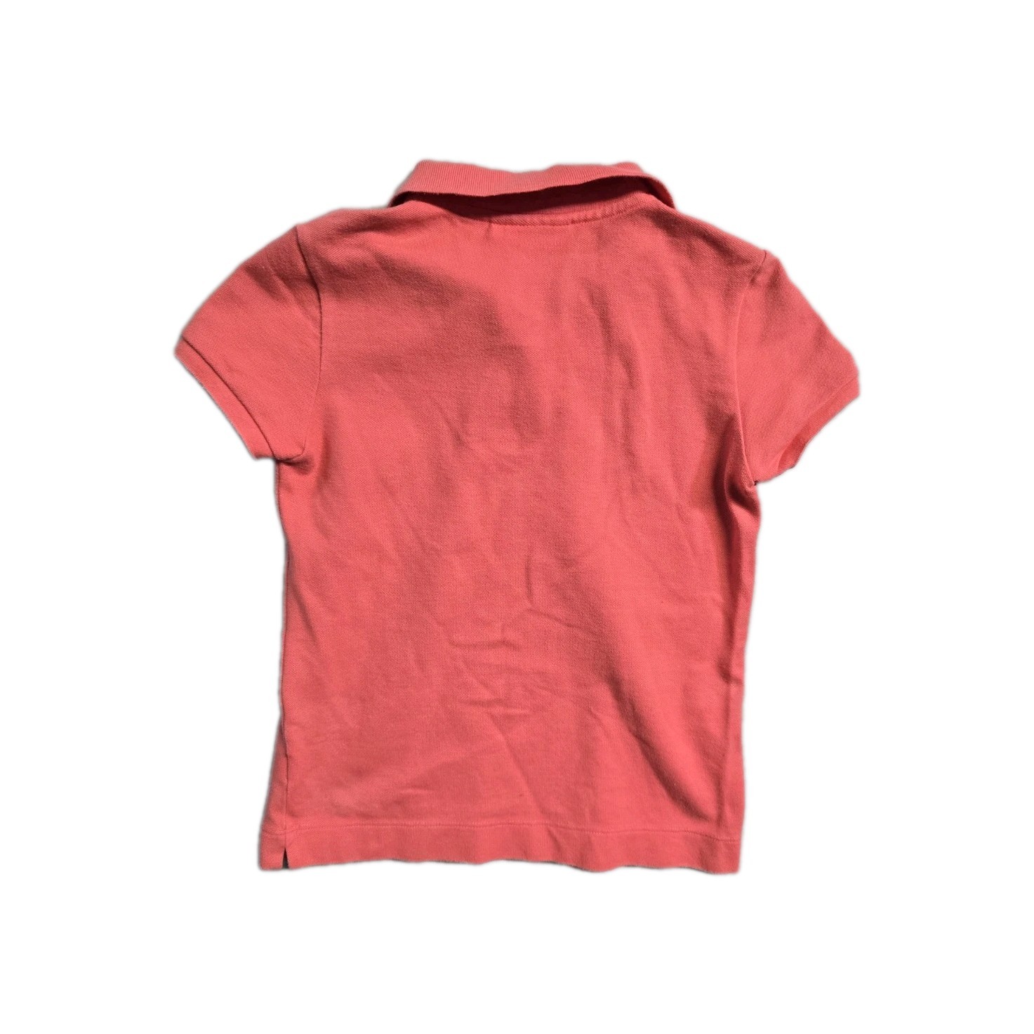 Lacoste Polo Shirt Pink Girls  Size 10 Logo thumbnail 2