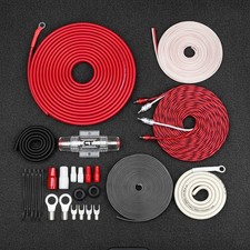 8 Gauge CCA Waterproof Amplifier Wiring Kit for 800 Watt Systems - Complete Set