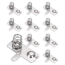 10Pcs Battery Spring Contact 20 x 8mm Positive Negative Bipolar