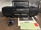 JVC RC-X510 Portable Boombox Hyper Bass Sound CD Radio Cassette TESTED & WORKS