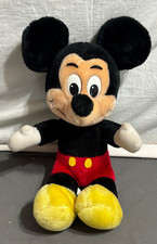 Vintage 1970s Disneyland Disney World California 13" PLUSH MICKEY MOUSE