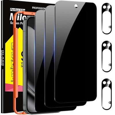 Milomdoi 3 Pack Privacy Pixel 10 Pro XL 6.8 Inch, 10 -Black 