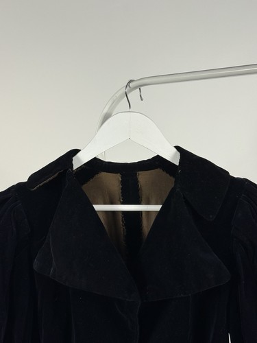 Antique Victorian 1800s Bodice Jacket Silk Velvet jacket - Picture 6 of 14