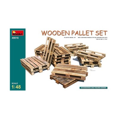 MiniArt Historical Model 1:48 Wooden Pallets (20) VG/NM