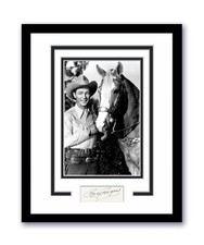 Roy Rogers Autographed Signed 11x14 Framed Photo ACOA