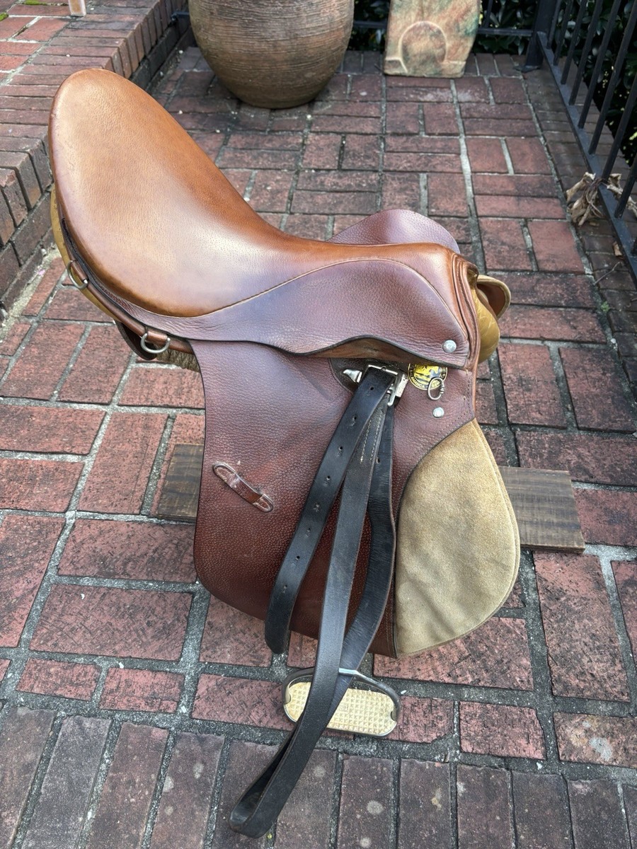 Vintage 17'' Zaldi Jupiter Salamanca English Saddle w/Madco