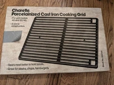Pack of Charette Grill 20/40 Carbon Steel Rock Grates