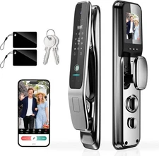 Open Box 3D Face Recognition Smart Door Lock 6-in-1 WiFi Video Doorbell #R050