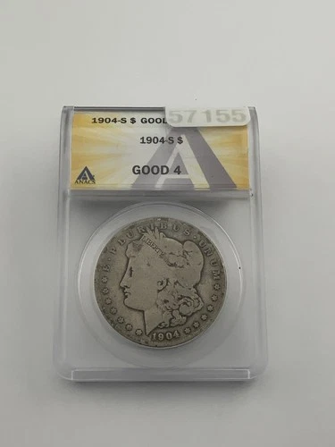 1904-S United States Morgan Silver Dollar ANACS Good-4