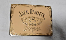 JACK DANIELS OLD NO 7 TENNESSEE WHISKEY BELT BUCKLE Yellow Metal