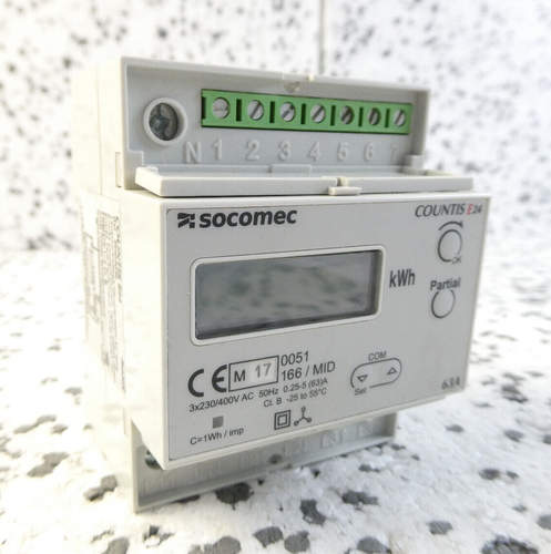 SOCOMEC COUNTIS E24 48503036 3 phasig 7 stellig LCD 