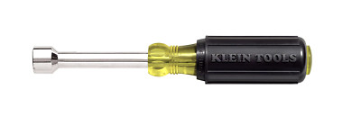 Klein Tools 630-5/8 Nut Driver, 5/8-Inch, 4-Inch Hollow Shaft New 1 Pack of 3