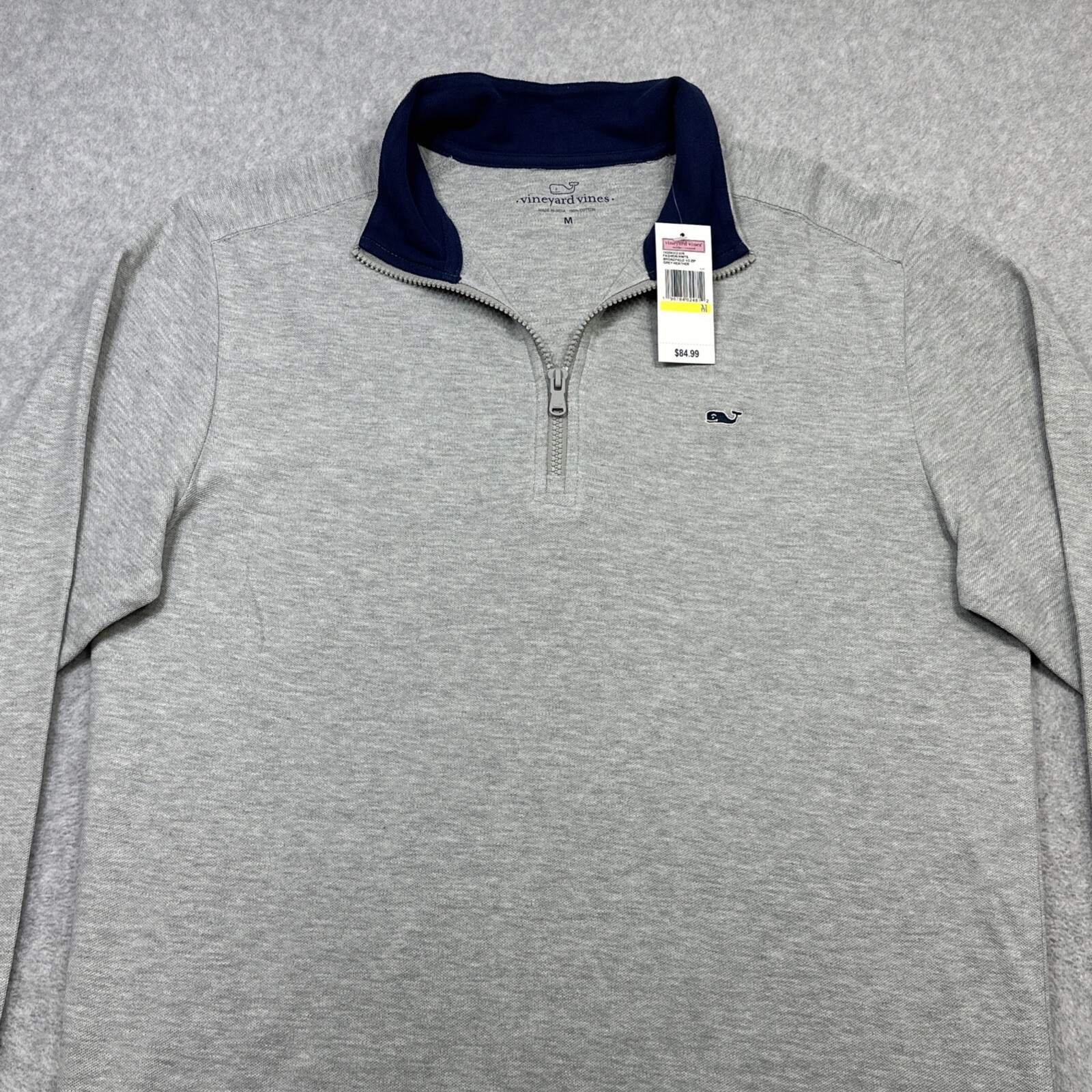Vineyard Vines Broadfield Pullover Medium Gray Ha… - image 5