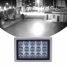 30W 12V IR Infrared Illuminator Lamp Night Vision Security Floodlight For CCTV