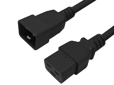 PWC-125-25, INFINITE CABLES, Iec C19 To Iec C20 Power Cable 25 Ft