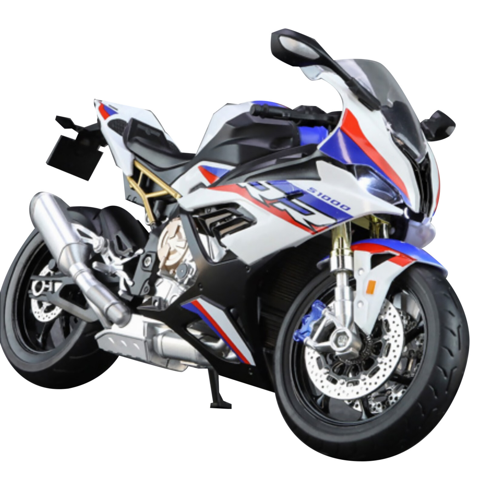 Alloy 1/9 Scale BMW S1000 Motorcycle Model with Sounds and Lights