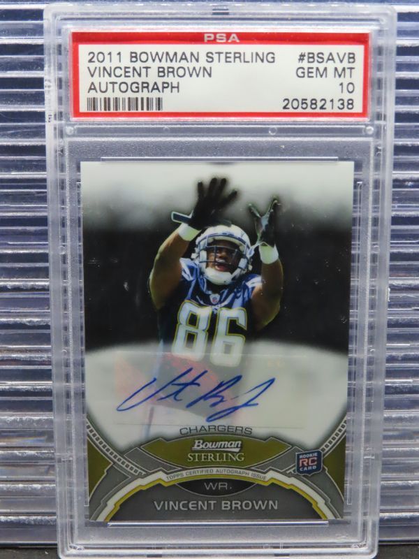 Vincent Brown Bowman Sterling Autograph #BSAVB Base