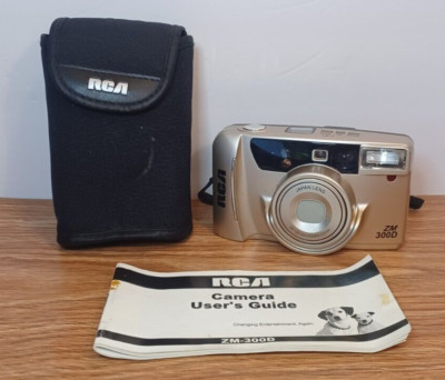 RCA ZM 300D 35mm Camera Zoom Lens User Manual & Case