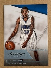 2015-16 Prestige Light Blue Parallel C.J. Watson #37. SP Magic