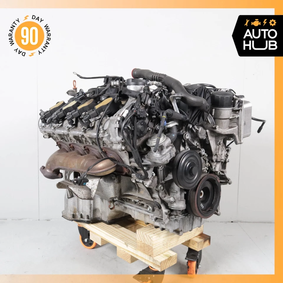 07-12 Conjunto de motor Mercedes R230 SL550 E550 5,5 L V8 M273 TRACCIÓN TRASERA FABRICANTE DE EQUIPOS ORIGINALES 81 k Foto 2 de 4
