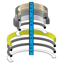 AT121500 Boom Cylinder Seal Kit Fits John Deere 444E