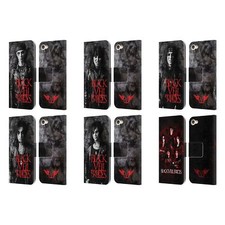 OFFICIAL BLACK VEIL BRIDES BAND MEMBERS LEATHER BOOK CASE FOR APPLE iPOD TOUCH