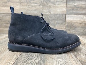 clarks desert boots navy suede