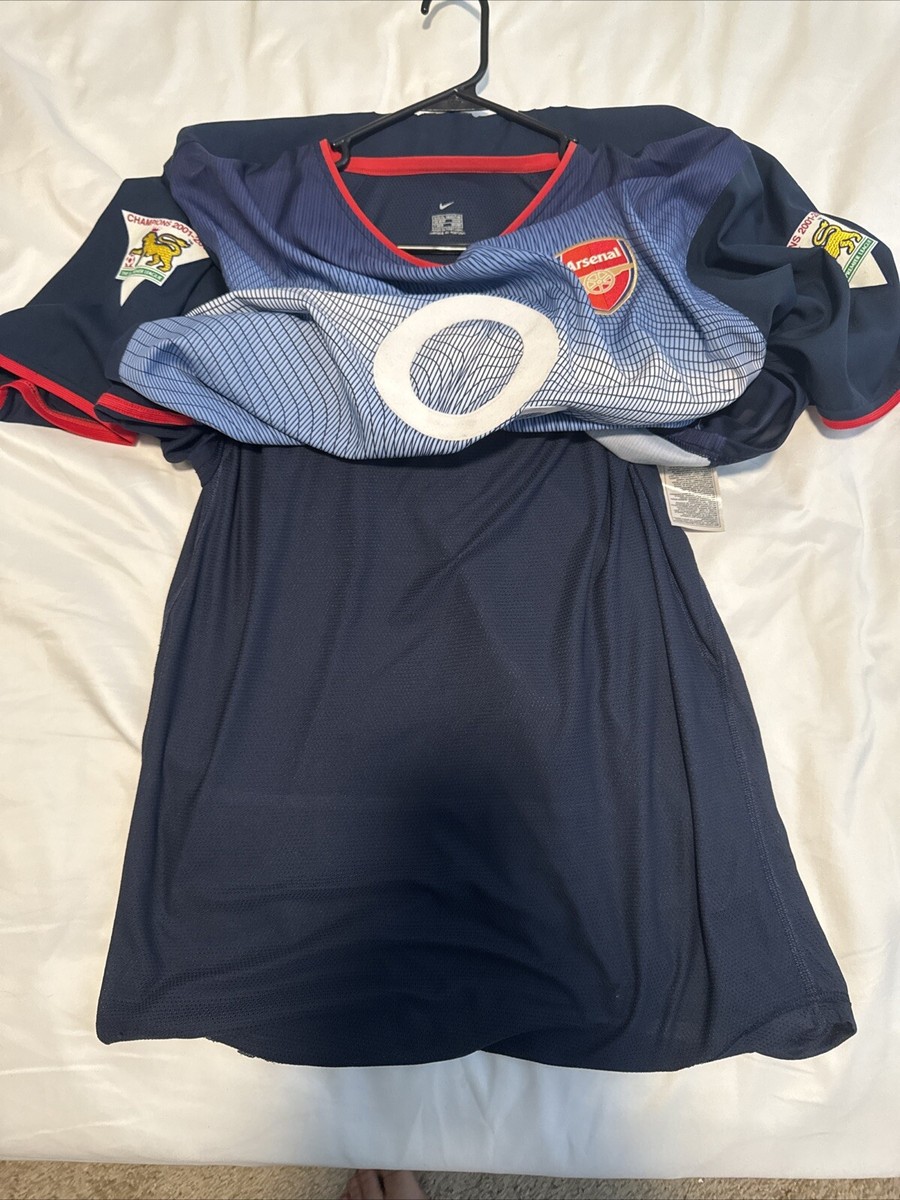 NIKE　2002〜03 アーセナル　アンリ　ARSENAL　HENRY 2nd maglia henry Arsenal vintage Nike 2002 2003 Invicibles O2 XL