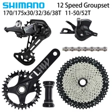 SHIMANO DEORE M6100 1x12 Speed Groupset 170/175mm Sunshine 11-50/52T KMC CHAIN