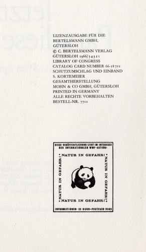 Die Letzten Paradiese - Last Paradise, Eugen Schuumacher - 1966 German Hardcover - Picture 2 of 12